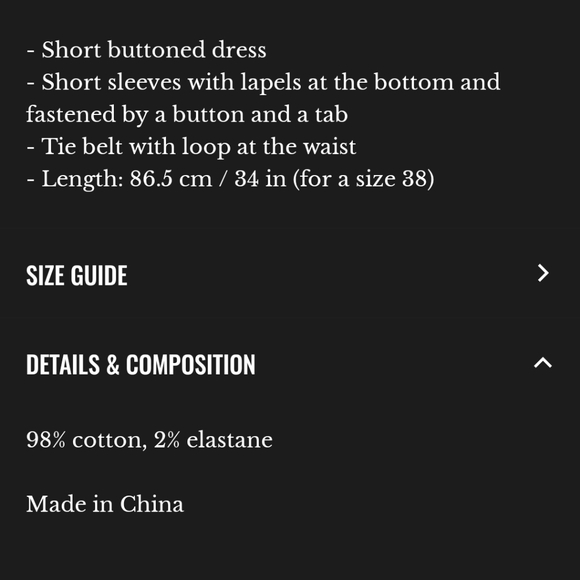 Sezane Clarissa Short Buttoned Cotton Dress - Picture 6 of 6